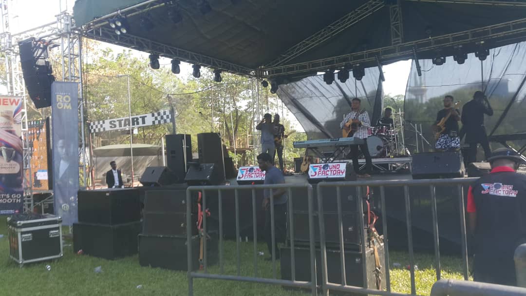 Johnny Drille's SFE Sound check Abuja.